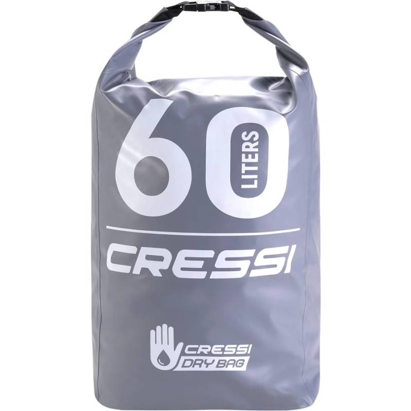 Cressi Mochila Dry PVC 60L Gris