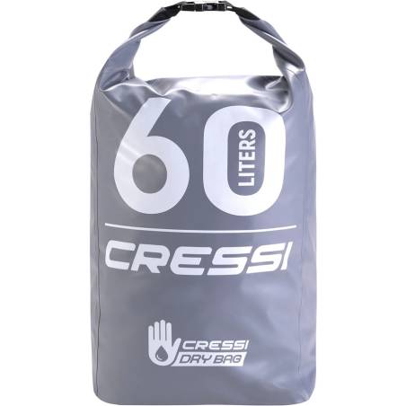Cressi Mochila Dry PVC 60L Gris