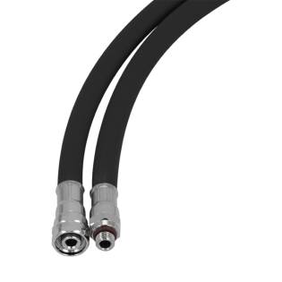 Scuba Force  Latiguillo Regulador 3/8" Goma Negro