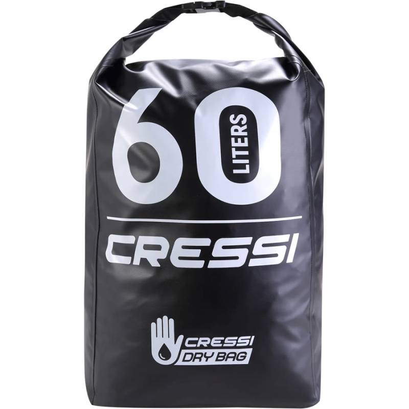 Cressi Mochila Dry PVC 60L Negro
