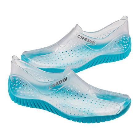 Cressi Zapatilla Antideslizante Transparente Azul