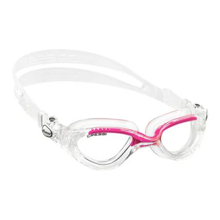 Cressi Flash Medium Swim Goggles Clear / Pink