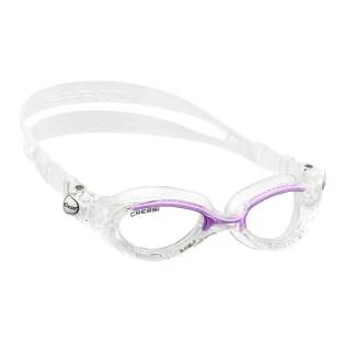 Cressi Flash Medium Swim Goggles Clear / Purple