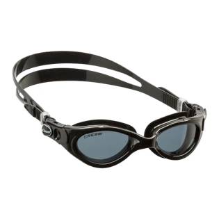 Cressi Flash Medium Swim Goggles Black / Smoked Lens