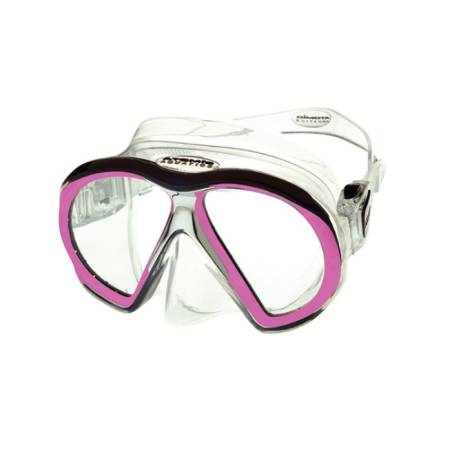 Atomic Aquatics SubFrame Mask Clear / Fuchsia