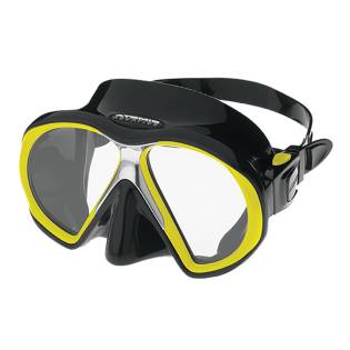 Atomic Aquatics Máscara SubFrame Negro / Amarillo