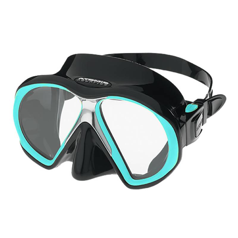 Atomic Aquatics Máscara SubFrame Negro / Aqua