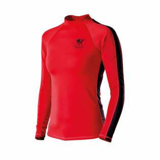 Poseidon Rashguard Top Mujer Rojo