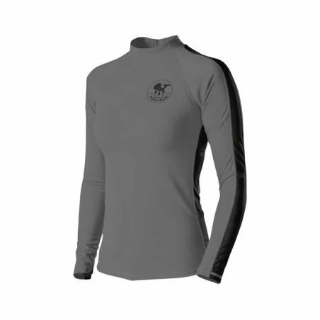 Poseidon Rashguard Top Woman Grey
