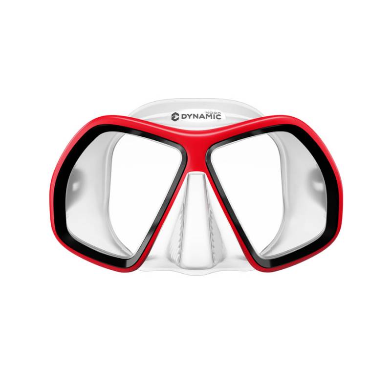 Dynamic Nord Máscara TG-50 Transparente / Rojo