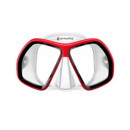 Dynamic Nord Máscara TG-50 Transparente / Rojo