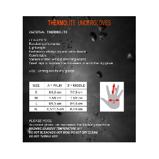 K01 Base Layer Thermolite Gloves