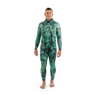 Dynamic Nord 2 pieces Freediving Swimsuit SFS-5 5mm Camo / Green