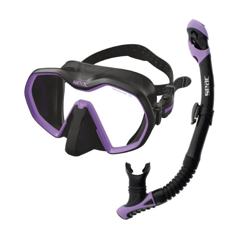 Seac Set Bis Icona Dry Black / Purple