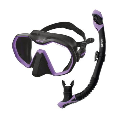 Seac Set Bis Icona Dry Black / Purple