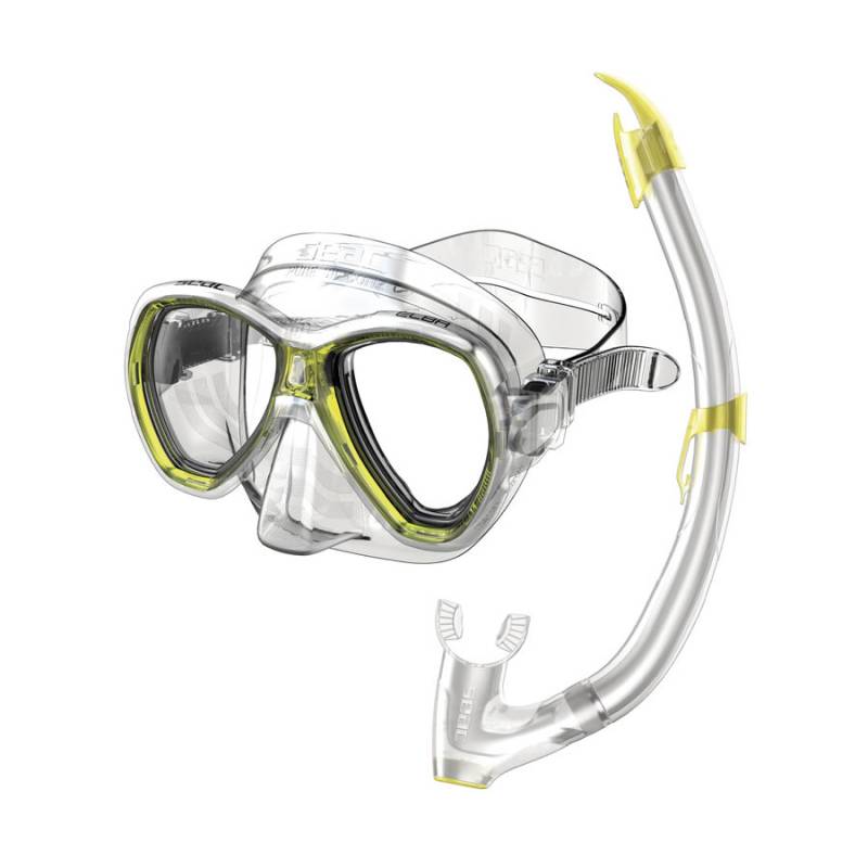 Seac Set Bis Elba MD Transparente / Amarillo