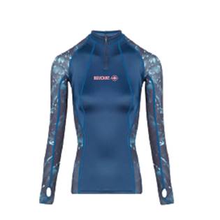 Beuchat Atoll Seaweed Rashguard Long Sleeve Woman