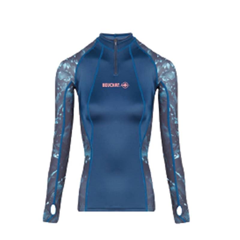 Beuchat Atoll Seaweed Rashguard Long Sleeve Woman