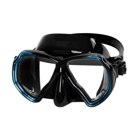 Beuchat Máscara X-Contact 2 Evo Negro / Azul Atoll