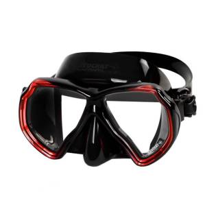 Beuchat Máscara X-Contact 2 Evo Negro / Rojo