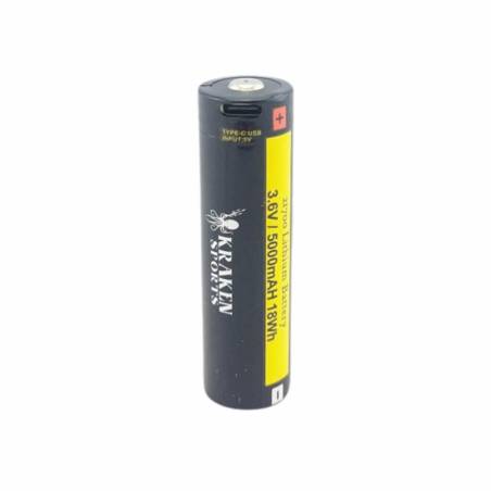 Kraken Batería 21700 3.6V 5000mAh USB-C