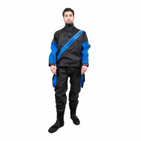 Dynamic Nord Traje Seco DG-351 Hombre Negro / Azul