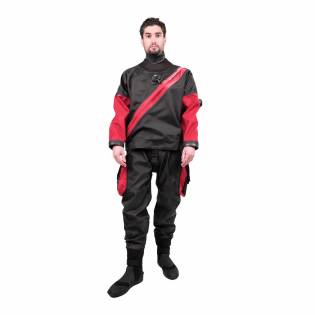 Dynamic Nord Traje Seco DG-351 Hombre Negro / Rojo