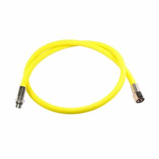 Metalsub Diveflex Regulator LP Hose 3/8" Yellow