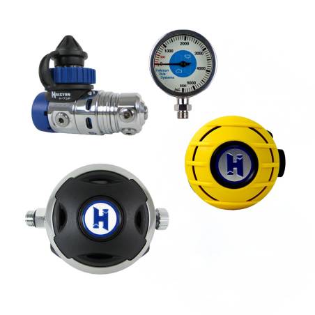 Halcyon Pack Regulador H-75P con Octopus Aura