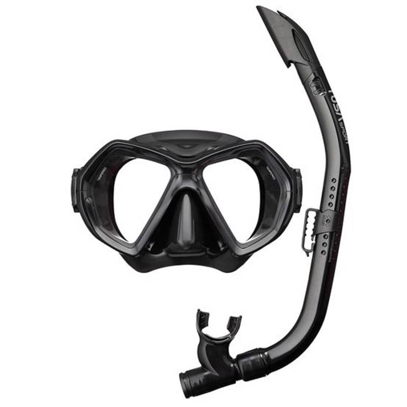 Tusa Set X-Plore Mask + UN0103 Snorkel Black