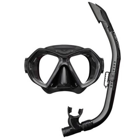 Tusa Set X-Plore Mask + UN0103 Snorkel Black