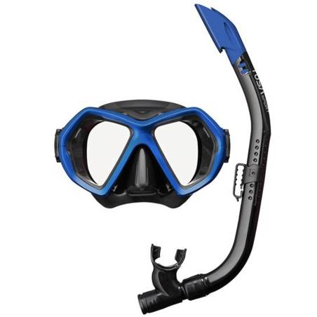 Tusa Set Máscara X-Plore + Tubo UN0103 Azul