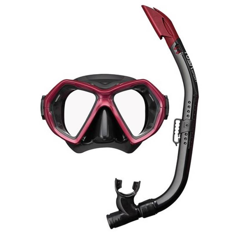 Tusa Set X-Plore Mask + UN0103 Snorkel Red