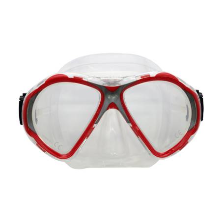 Scuba Force Vision II Mask Clear / Red