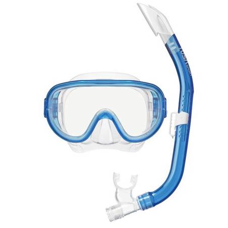 Tusa Set UM11Q Mask + UN0103 Snorkel Clear / Blue