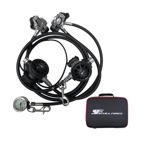 Scuba Force Black Devil Twin Tec Set I Goma