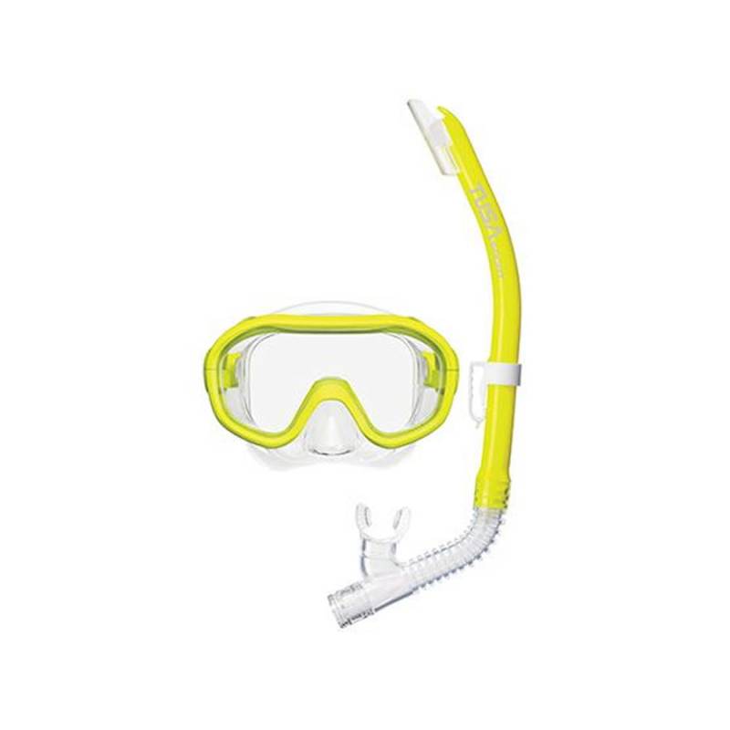 Tusa Set Kleio Mini Fit Transparente / Amarillo Flúor