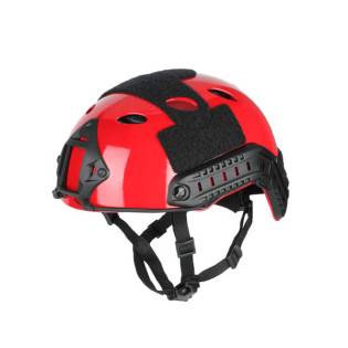 Bigblue Casco con Soportes Rojo
