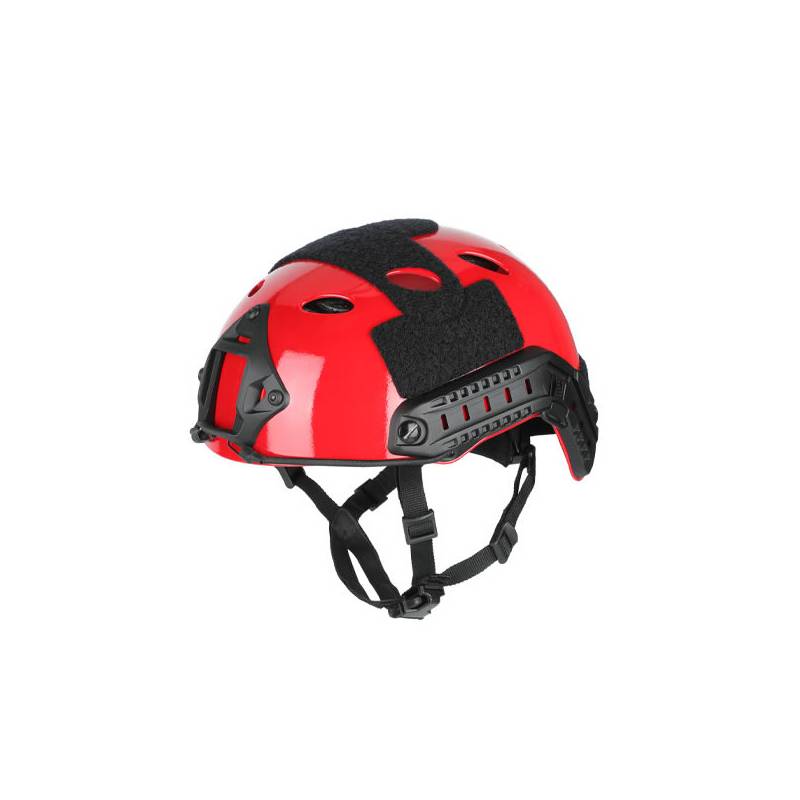 Bigblue Dual-Light Dive Helmet with Mounts Red