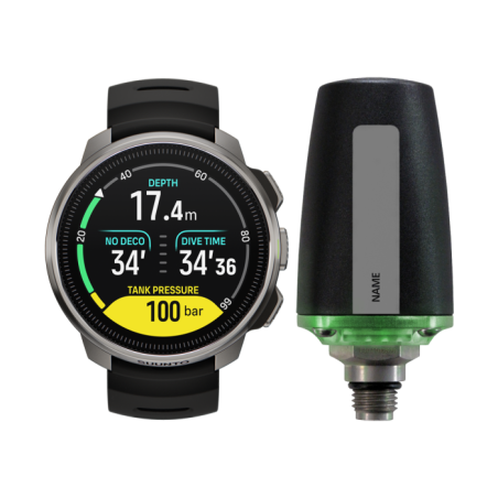 Suunto Ocean Steel Black con Tank POD