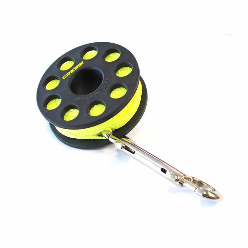 Cressi Spool con Mosquetón 30m