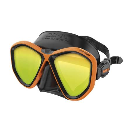 Seac Symbol Asian Fit Mask Orange / Mirror