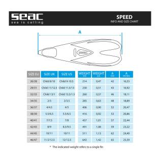 Seac Speed Fins Yellow