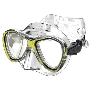 Seac Máscara Capri Transparente / Amarillo