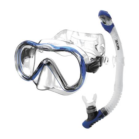 Seac Set Bis Boss Dry Transparente / Azul