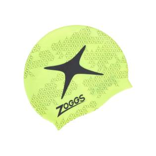 Zoggs Silicone Printed Cap Predator Yellow