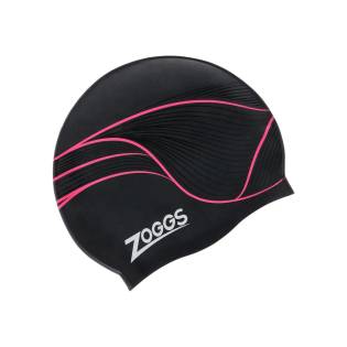 Zoggs Silicone Printed Cap Hypex Black