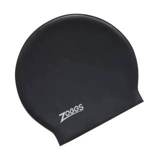 Zoggs Gorro Látex para Cabello Largo Negro
