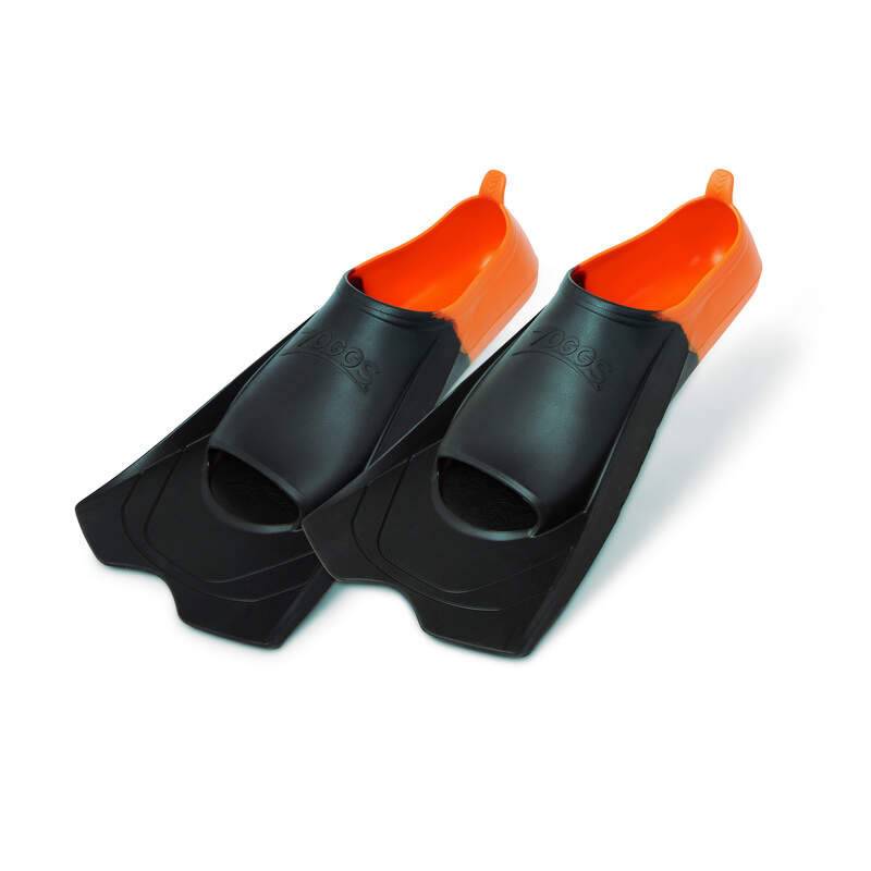 Zoggs Short Blade Eco Fins Black / Orange