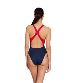 Zoggs Toronto Flyback One Piece Navy Blue / Red
